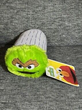 New 2019 Sesame Street 50th Anniversary Stackable Oscar The Grouch Plush Toy